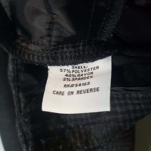 Calvin Klein Pants Women's Black Gray Plaid Grid size 6 - Picture 6 of 7